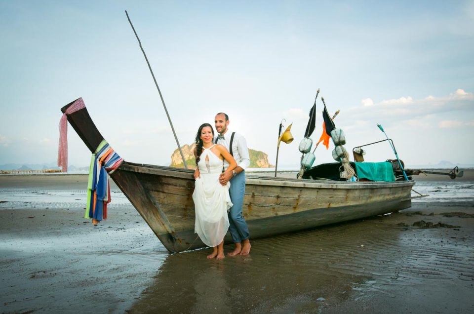 France with Helene wedding in Koh Yao Island ,Thailand