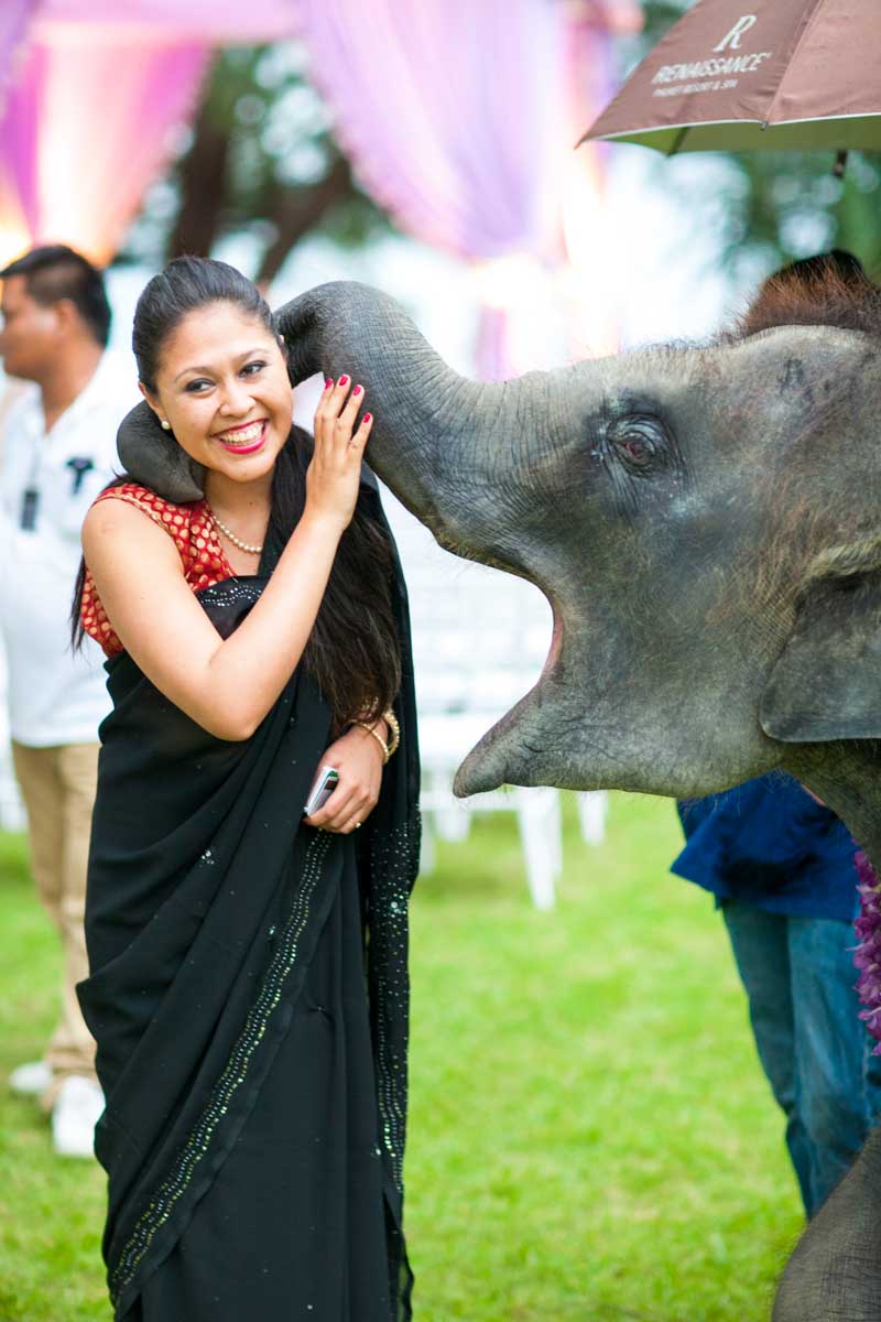Indian wedding photography for Deepa 's weddig in Phuket Thailand