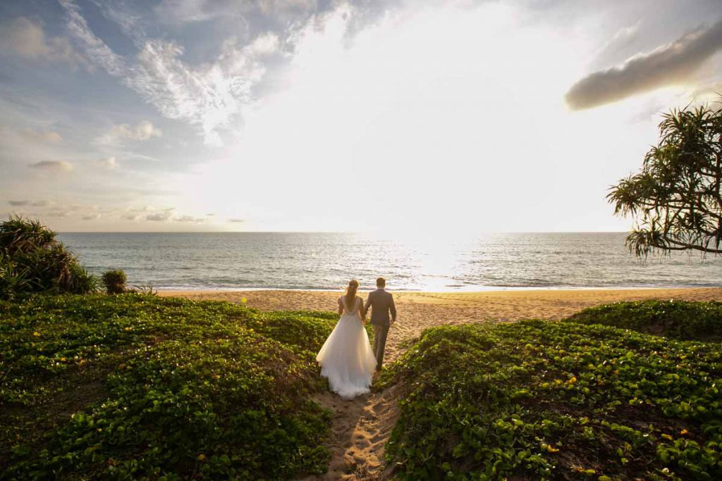 Wedding photography of Cortney with Frorian in Phuket Thailand,