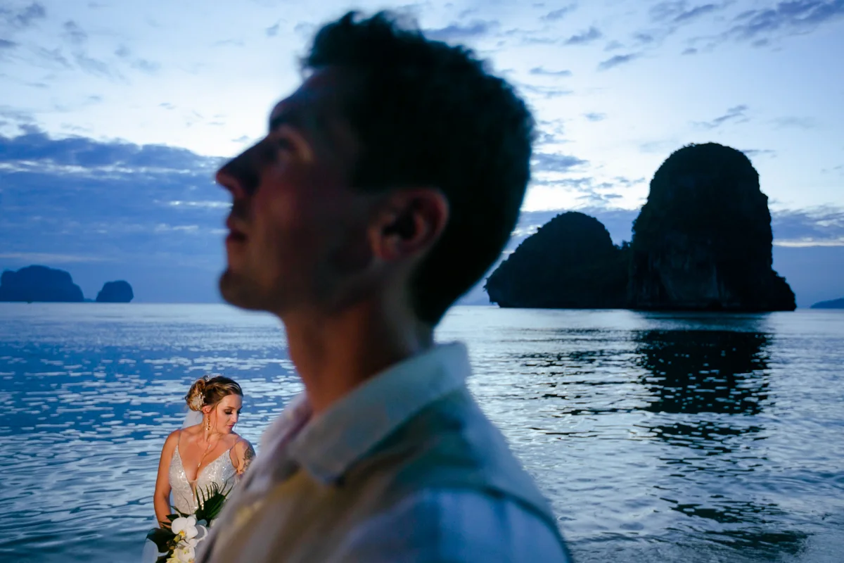 Krabi wedding photography at Rayavadee Railay Beach