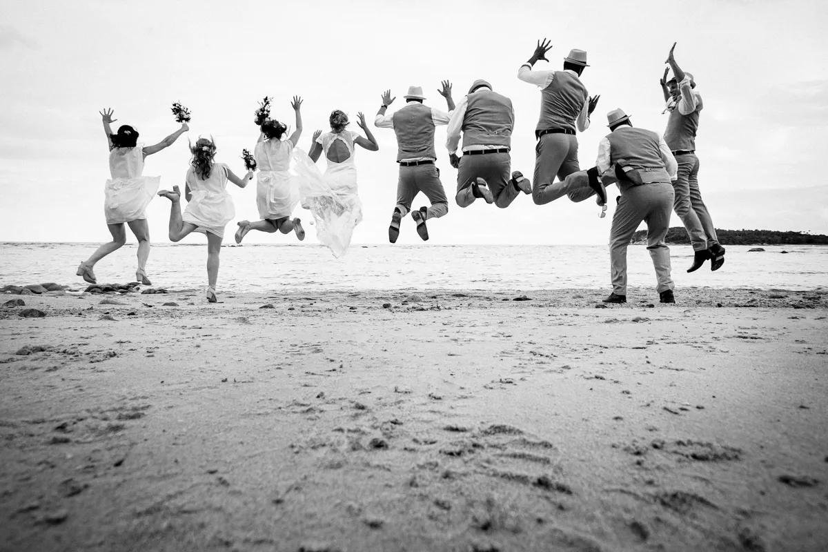 Koh Samui beach wedding of Lisa & Larn at Nora Buri Resort & Spa