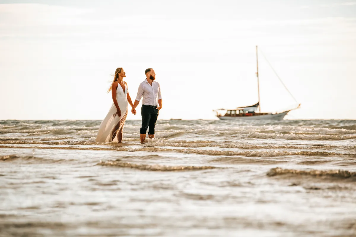 Honeymoon in Krabi of Mike with Justine
