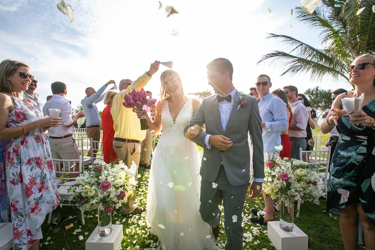 Phuket Beach Wedding at JW Marriott Resort & Spa of Cortney and Florian