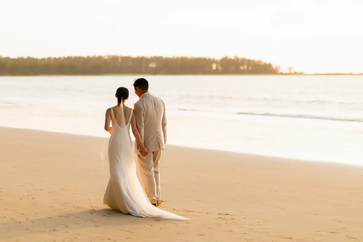Khao Lak wedding photography of Wilson & Hyesoo at The Sarojin hotel