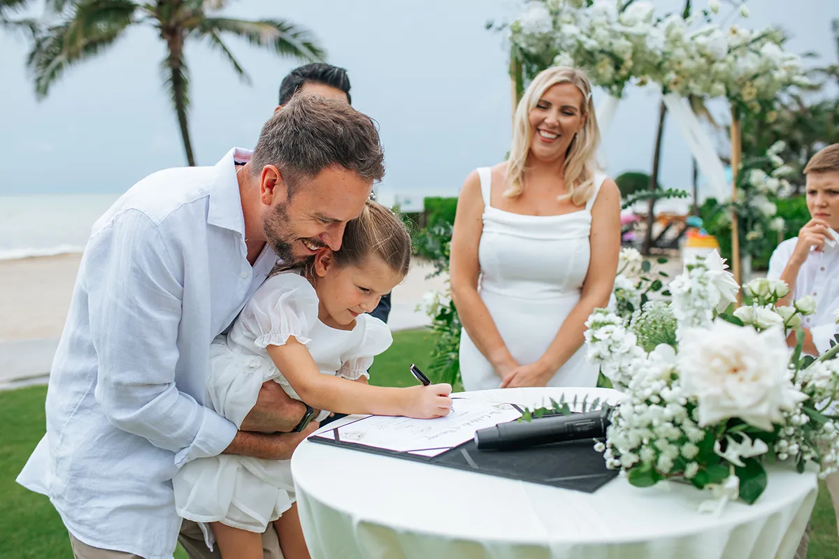 Wedding-112 Phuket wedding legal requirements for foreign couples at a beach ceremony