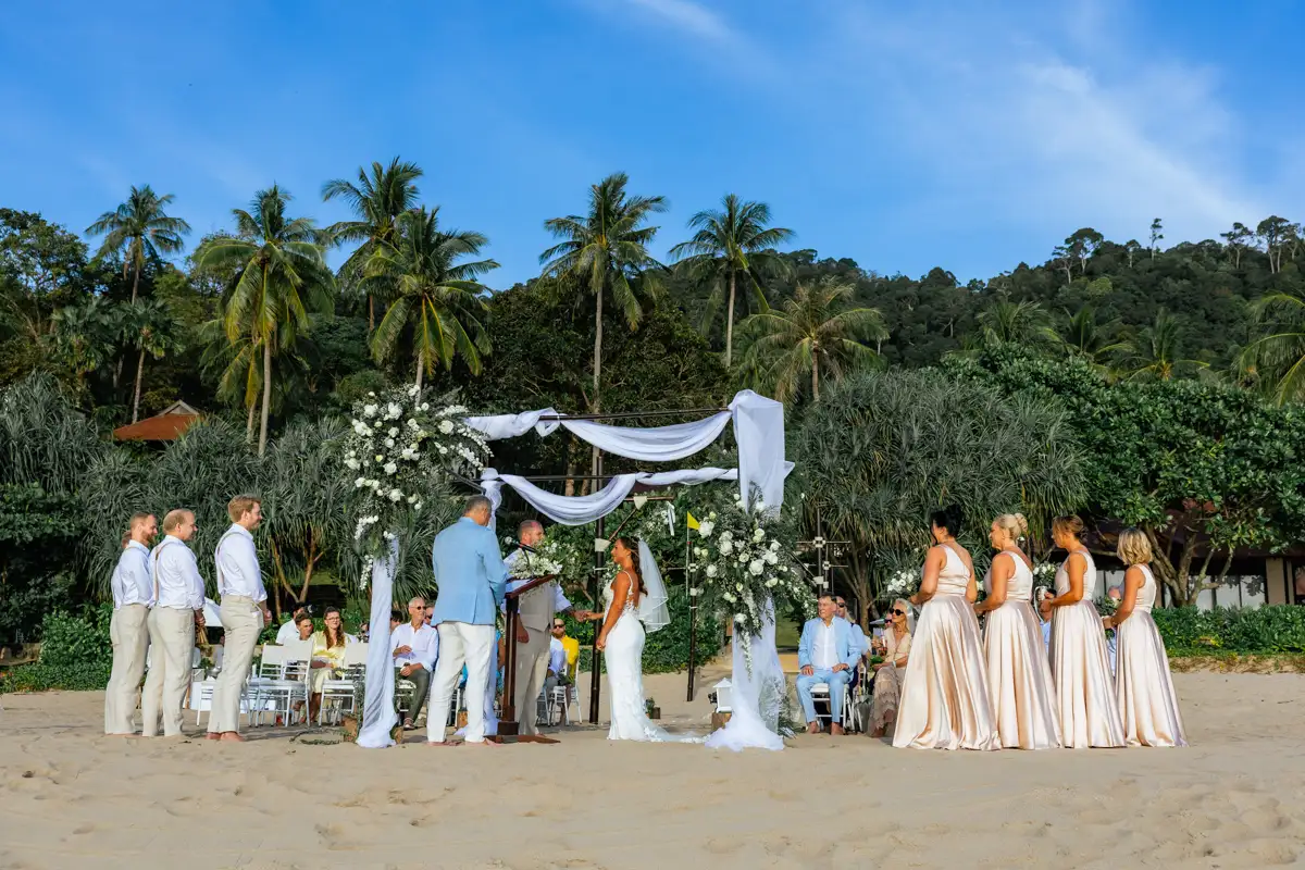 Wedding Koh Lanta-30 Wedding on the beach of Hayley & Hank for wedding in Koh Lanta at Pimalai hotel